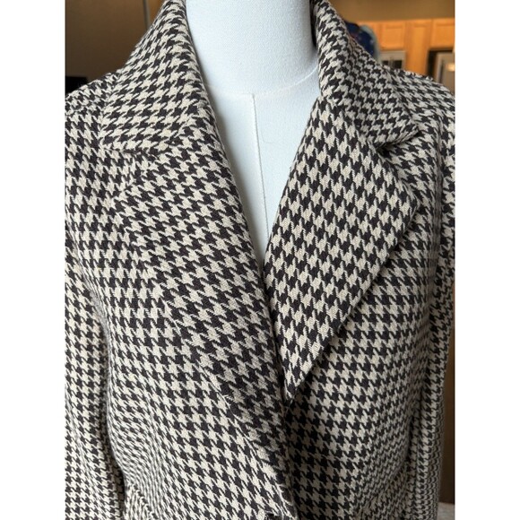 torrid Jackets & Blazers - DAZY Women's Houndstooth Blazer Jacket Beige Brown Check Size S Small Preppy